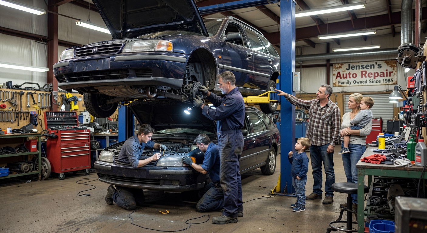 ファミリーカーの整備サービス